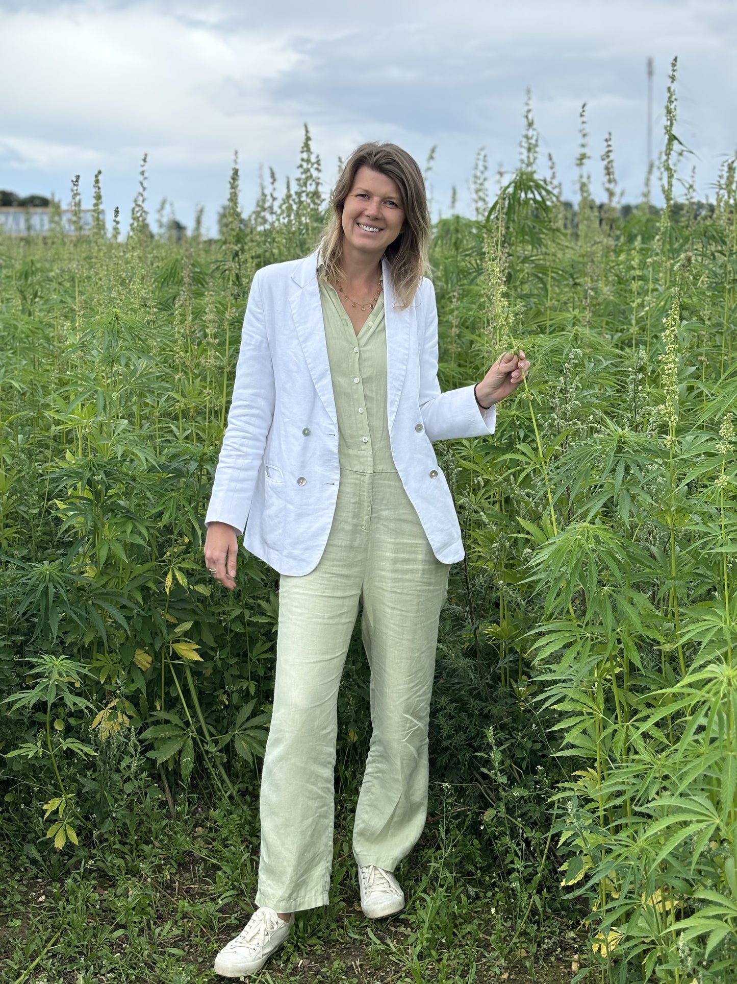 SET ME FREE 100% GOTS Certified Organic Hemp Blazer for Women