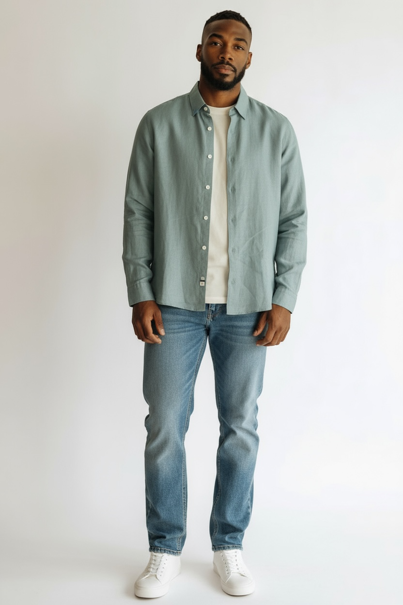 100% Organic Hemp Long Sleeve Shirt – GOTS Certified, Eco-Friendly & Sustainable