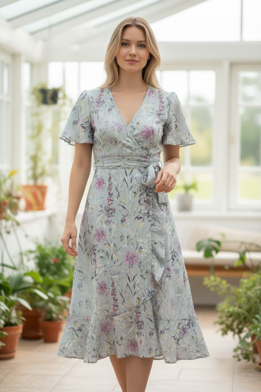 Warm Dusk Dress Organic Hemp